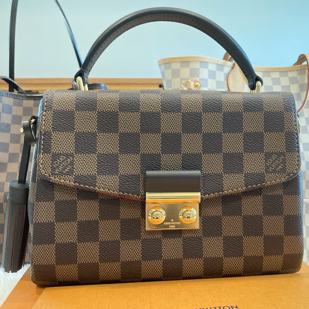 LOUIS VUITTON CROISETTE Damier Ebene